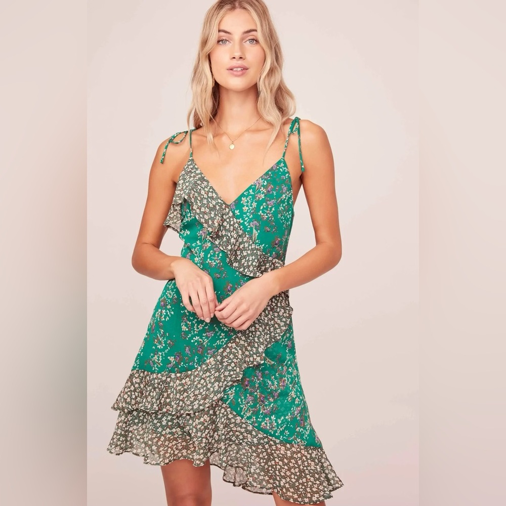 ASTR the Label Print Mix Mini Dress Size XL